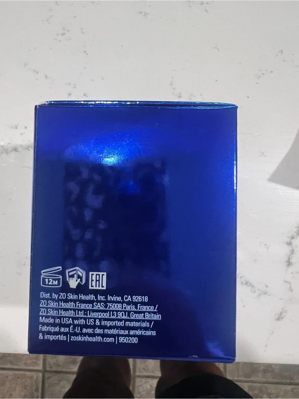 Obagi ZO Skin Health Renewal Crème - Metallic Blue & Silver Box